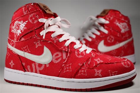 supreme louis vuitton air jordan 1 for sale|louis vuitton sweatpants.